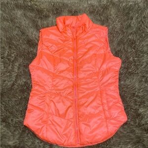 Aeropostale Bright Orange Puffer Vest